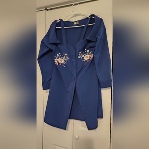 BENCH Blue Shoulder Shirt